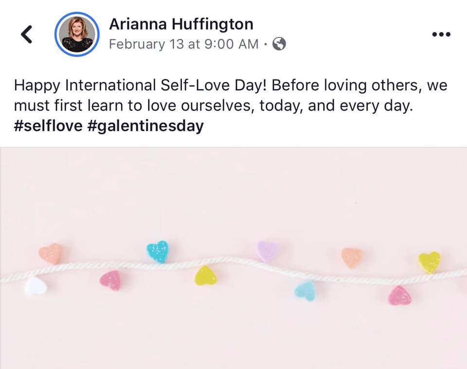 Arianna Hufferington Self Love