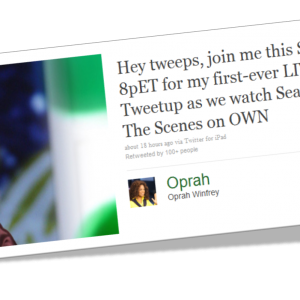 Oprah on Twitter